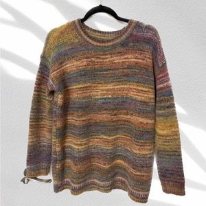 |2 for $30| Aerie - Multicoloured Heathered Knit Sweater